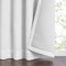 Threadmade Home Harrow Solid Texture Blackout Window Curtain Panel, White - 52"W x 84"L